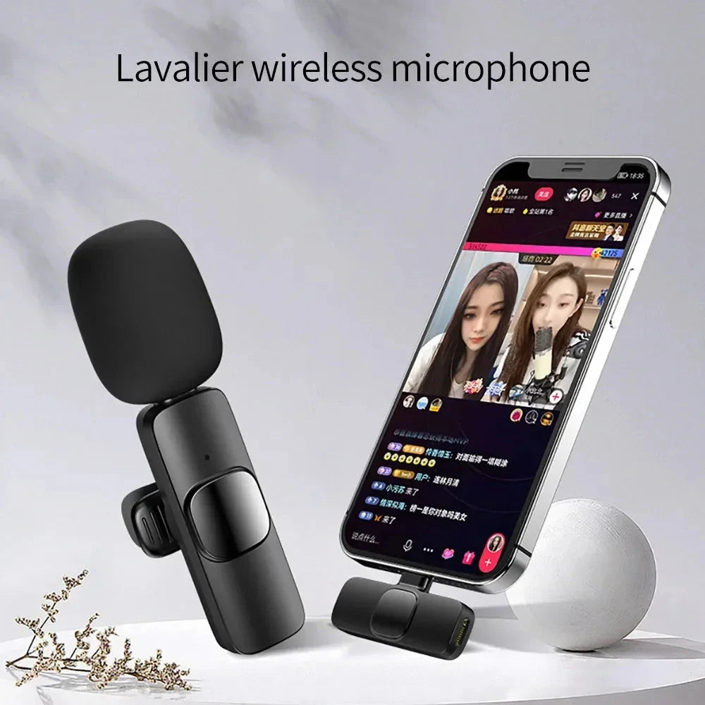 Microphone Wireless Lavalier Microphone for Live GlowCart