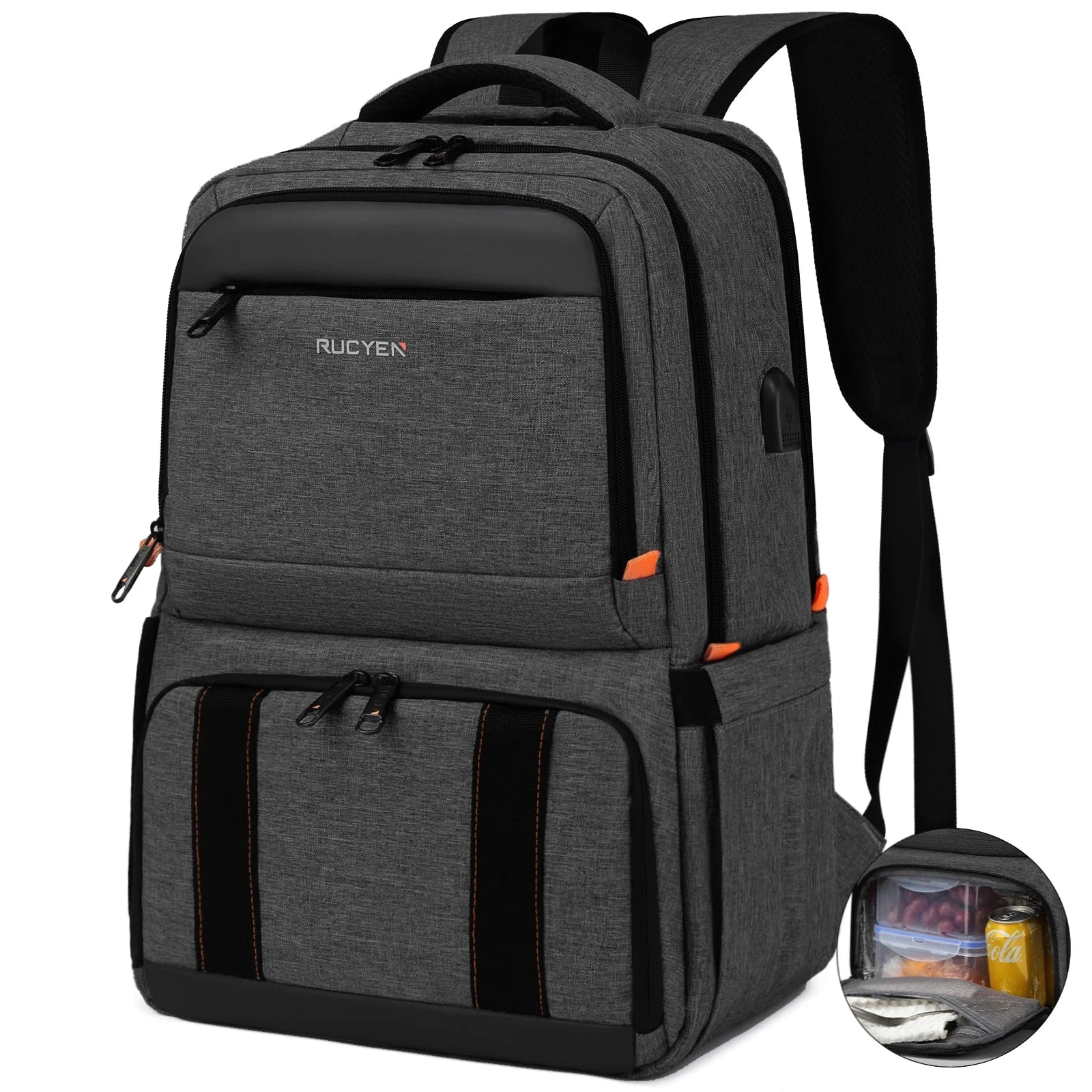 Lunch Backpack Insulated Cooler Picnic Bag Multifunctional GlowCart