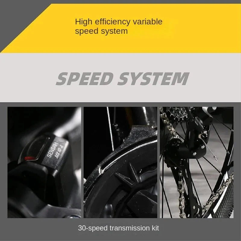 Bicycle Mountain Bike Adult Male Cross Country Folding Bike Youth Student Variable Speed Road Adult GlowCart