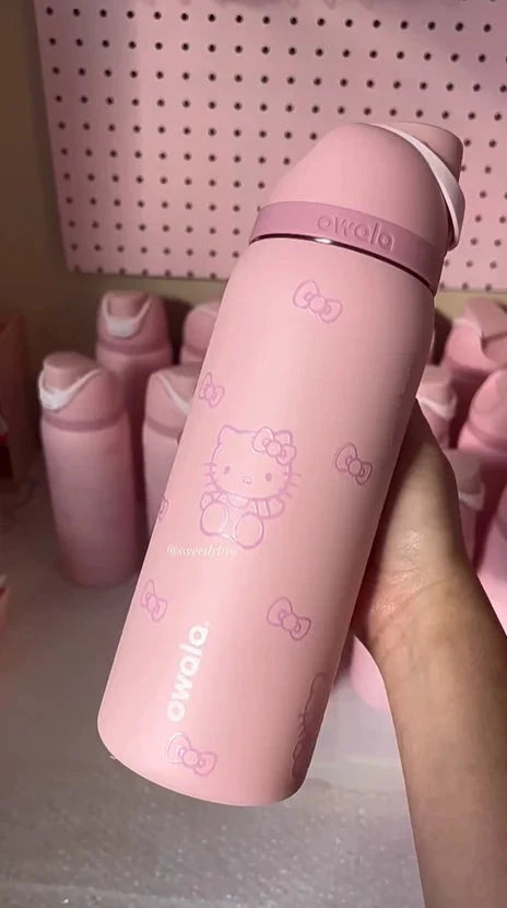 Owala Insulated Stainless Steel Water Bottle with Straw, GlowCart