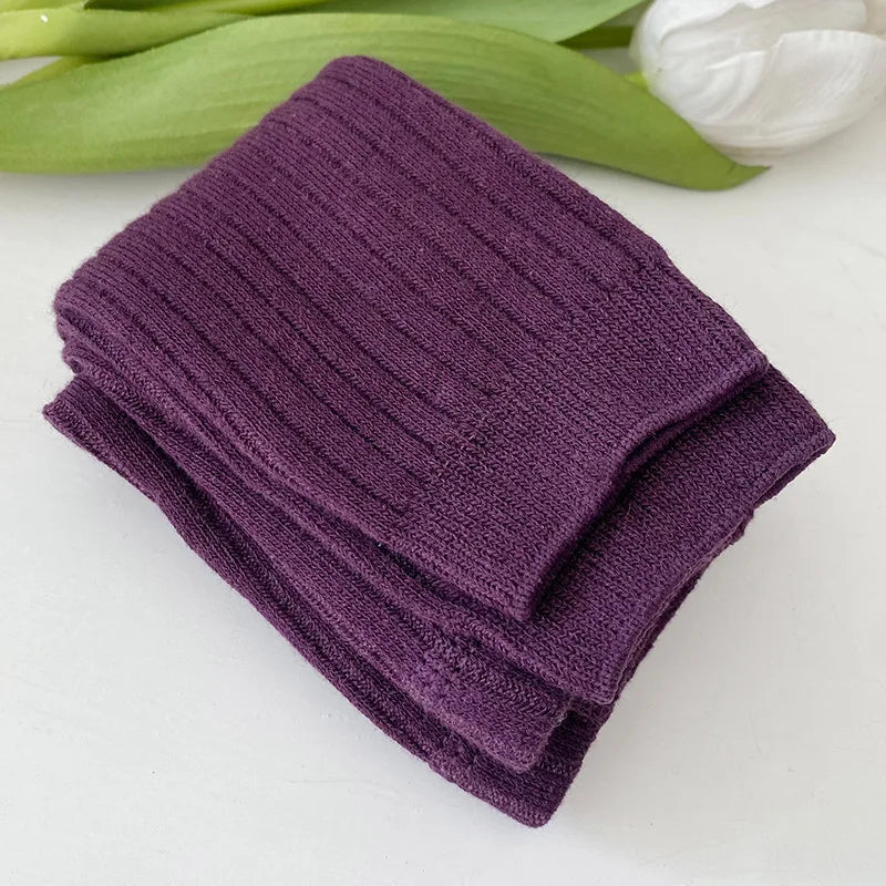 1-6 Years Girls Toddler Baby Basic Ribbed Sweater and Leggings Footless Tights Kids Little Girls Dress Bottom Top Pants GlowCart