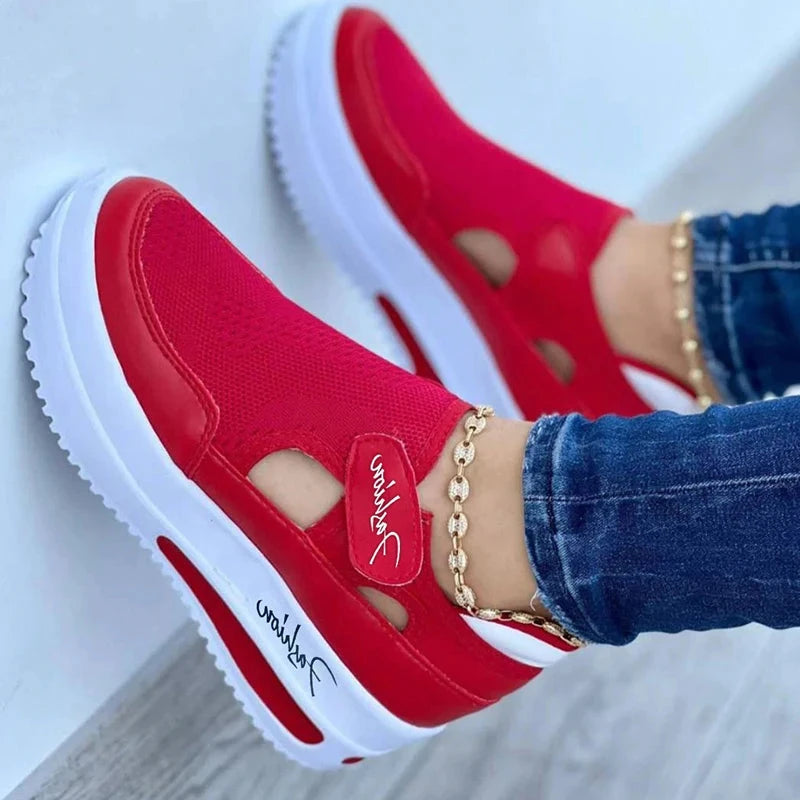 Red Sneakers Women Shoes Woman Tennis Shoes Canvas Shoe GlowCart
