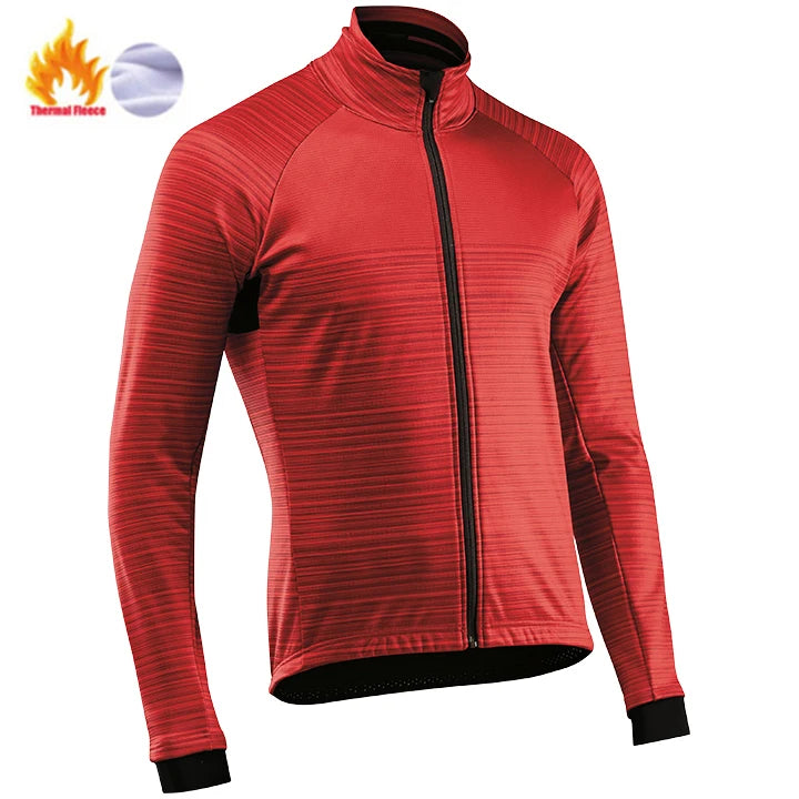 2026 New Thermal Fleece Cycling Jersey Set Winter Long Sleeve MTB Racing Bike Jersey Suit For Men Bib Pants Set Cycling Clothing GlowCart