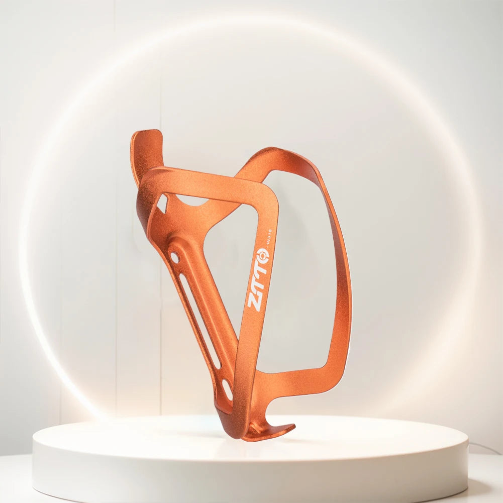 Bike Kettle Cage Aluminum Alloy Cycling Water Cup Mount Wear-Resistant Lightweight Water Bottle Bracket for Mountain Road Bike GlowCart