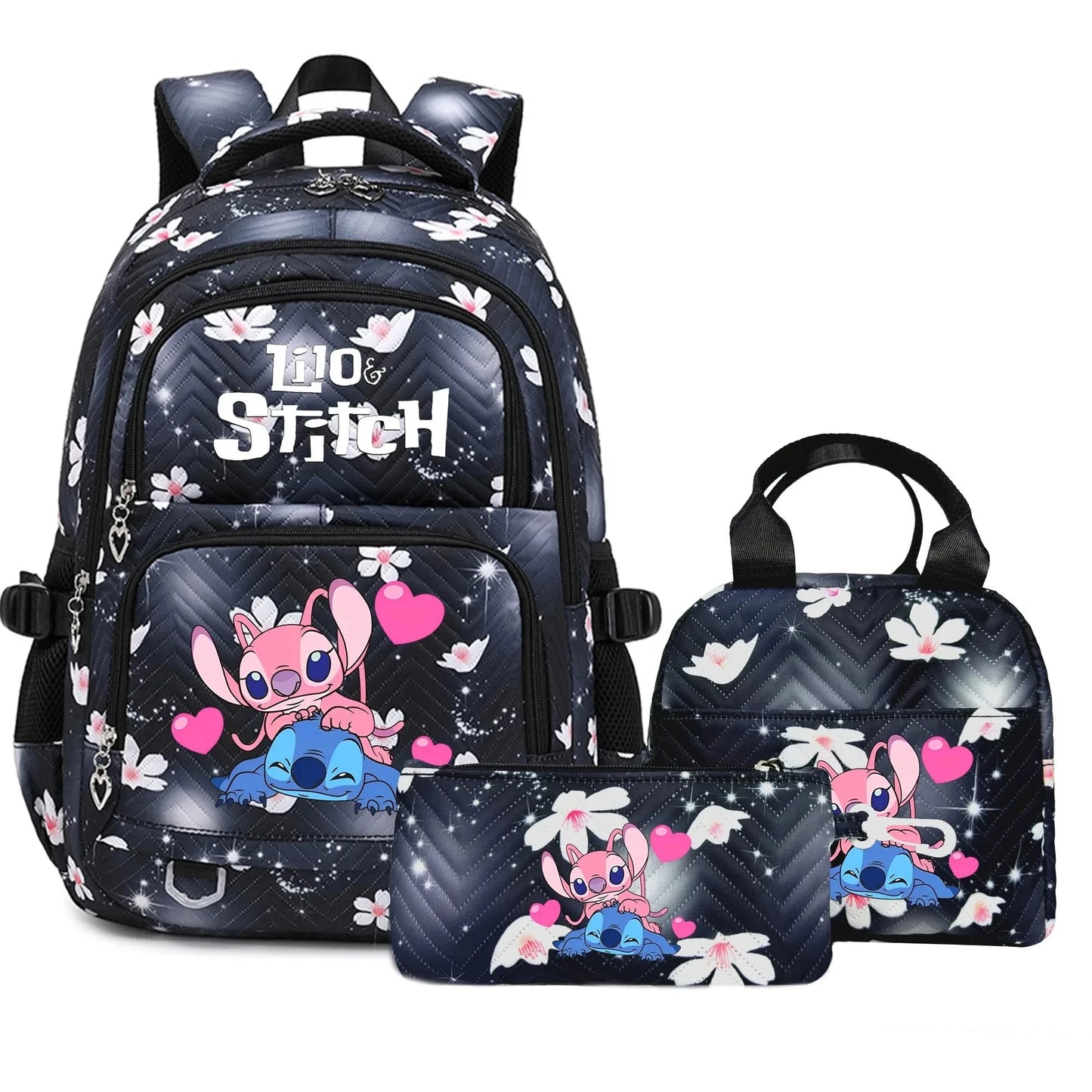 Lilo Stitch Large Capacity Backpack Daypack Lightweight GlowCart
