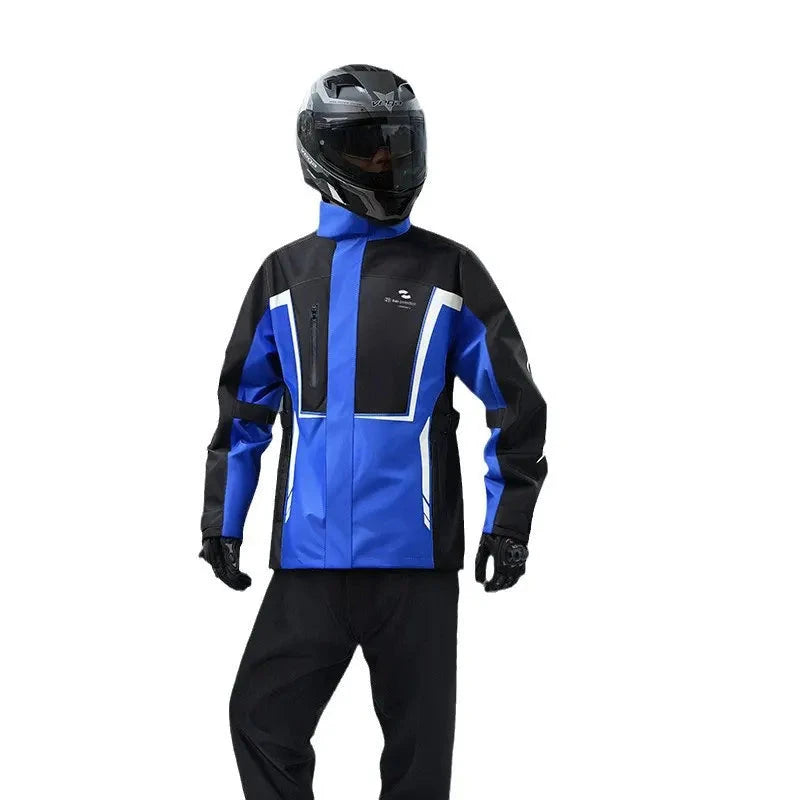 Motorcycle Raincoat Men Women Waterproof Motorcycle Rider GlowCart