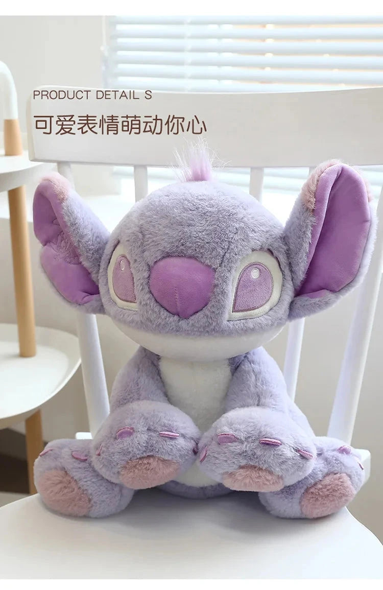 Disney Cartoon Purple Stitch Doll Star Baby Kawaii Plush Toy GlowCart