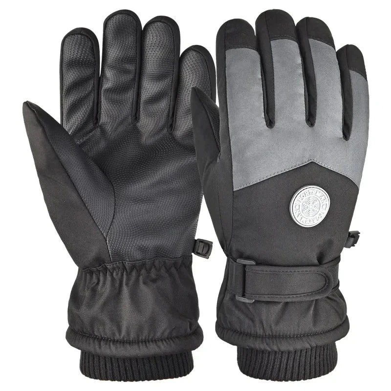 Cold Proof Winter Ski Gloves Outdoor Padded Warm Electric GlowCart