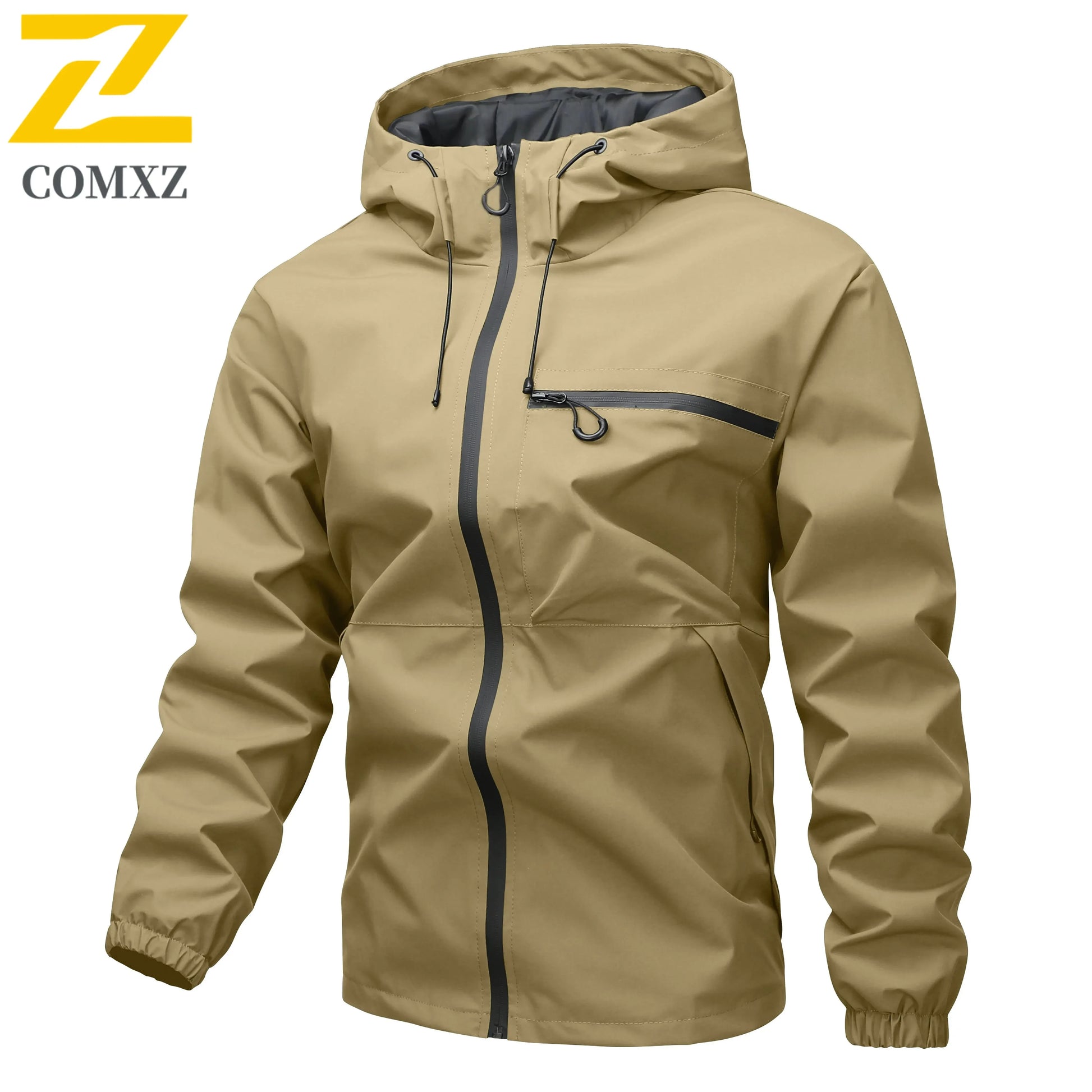 Mountain Hiking Jacket Mens Autumn 2025 New Casual Zipper GlowCart
