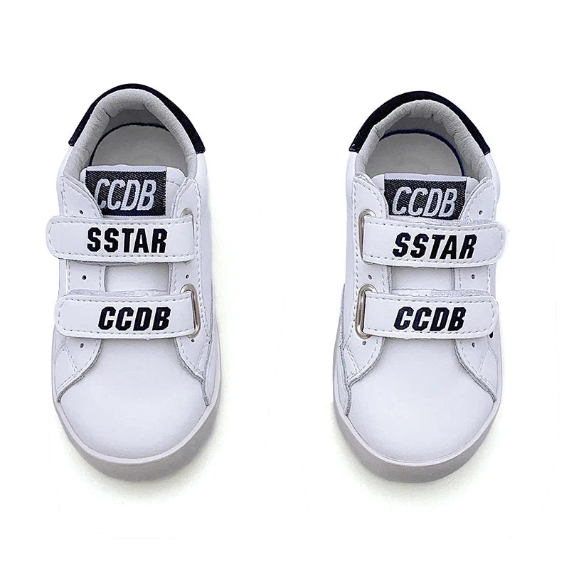 Everyday Chic Versatile Minimalist Sneakers with Trendy and Fashionable Star Accents Shoes for Girls Boys CCDB Dirty Tenis GlowCart