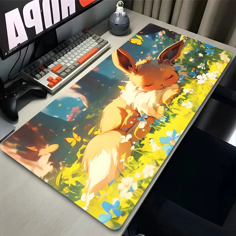 Kawaii Japan Anime Mouse Pad PC Colorful E-eevee Gamer GlowCart