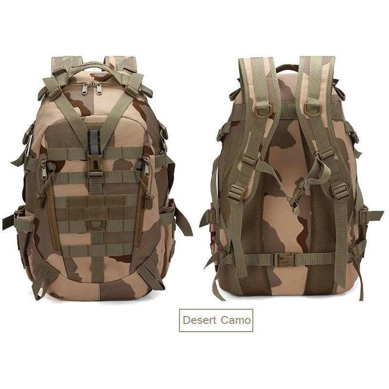 25L Camping Backpack Men's Bag Travel Bags Tactical Molle GlowCart