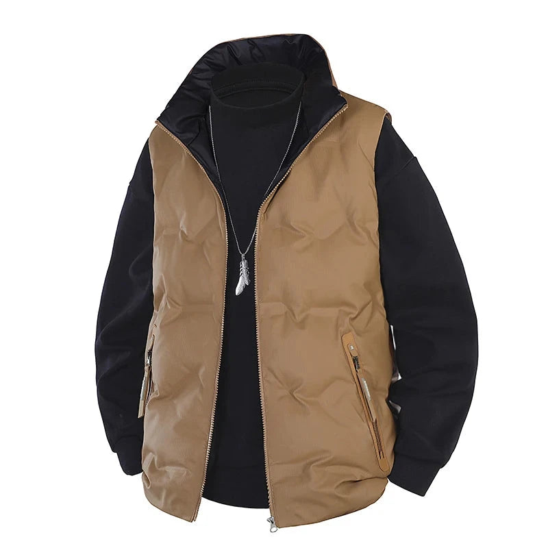 2025 Autumn and Winter New Men's Down Vest Jacket, Warm Down GlowCart