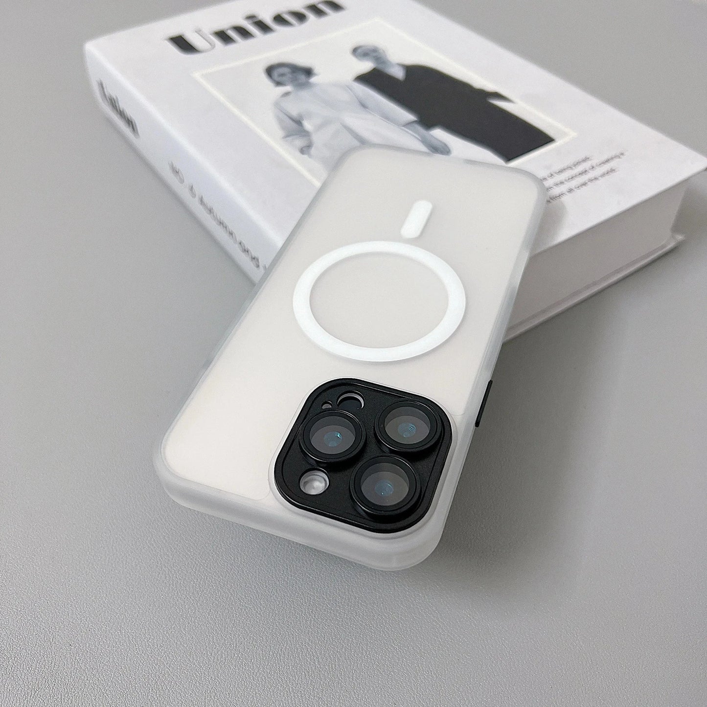 Magnetic Luxury Matte Translucent Armor Shockproof Case For GlowCart