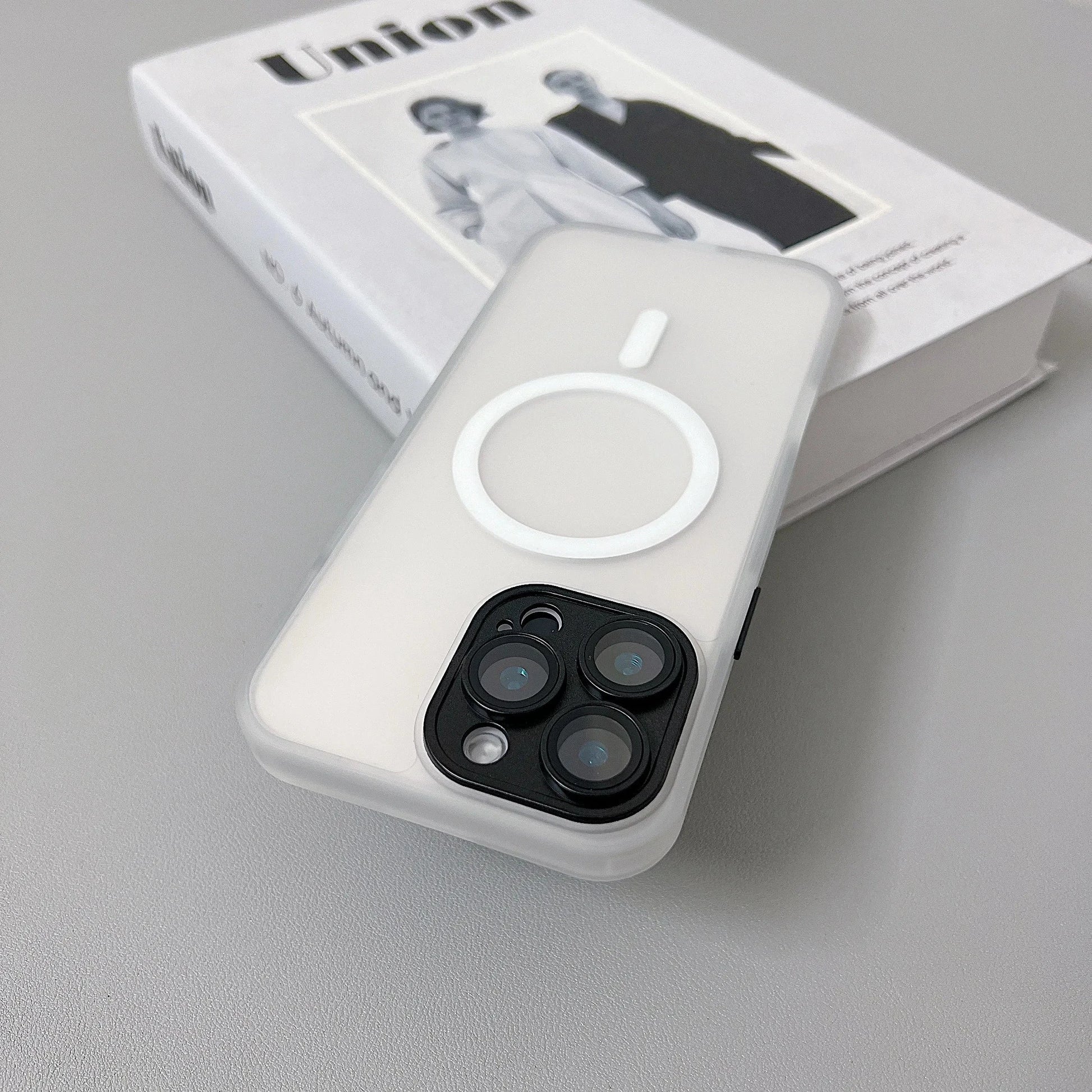 Magnetic Luxury Matte Translucent Armor Shockproof Case For GlowCart