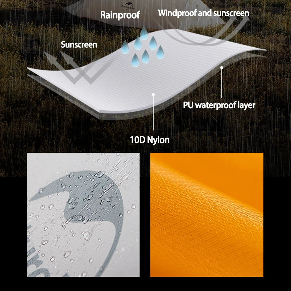 Naturehike Cloud Up Pro Camping Tent 2 Person Ultralight GlowCart