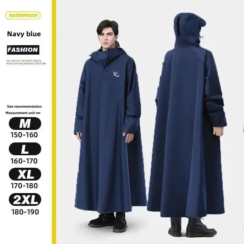 1PC Thickened Adult Waterproof Motorcycle Raincoat Durable GlowCart