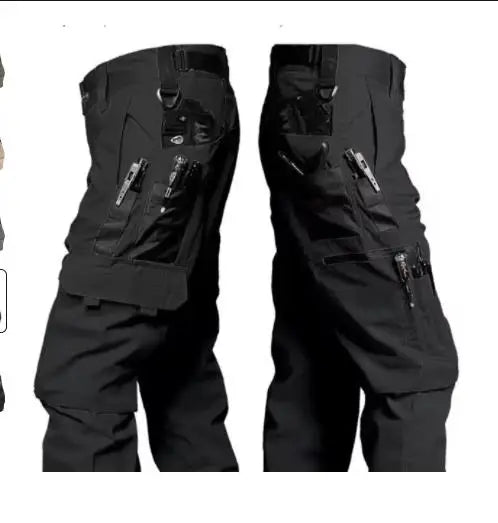 Men's Cargo Pants Multi Pockets Work Trousers Casual Tactical Pants Male Outwear Straight Autumn Winter Wear-resisting Trousers GlowCart