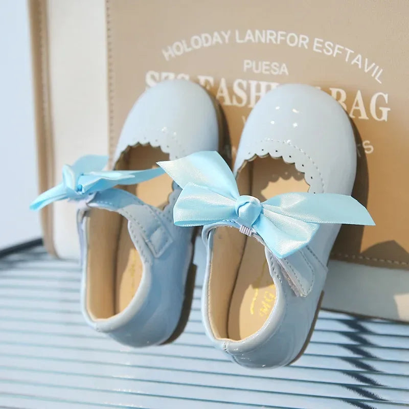 2025 Spring Autumn Little Toddler Girl Leather Dress Shoes Kids Cute Oxfords Bright Colors Girls Party Performance Dance Shoes GlowCart