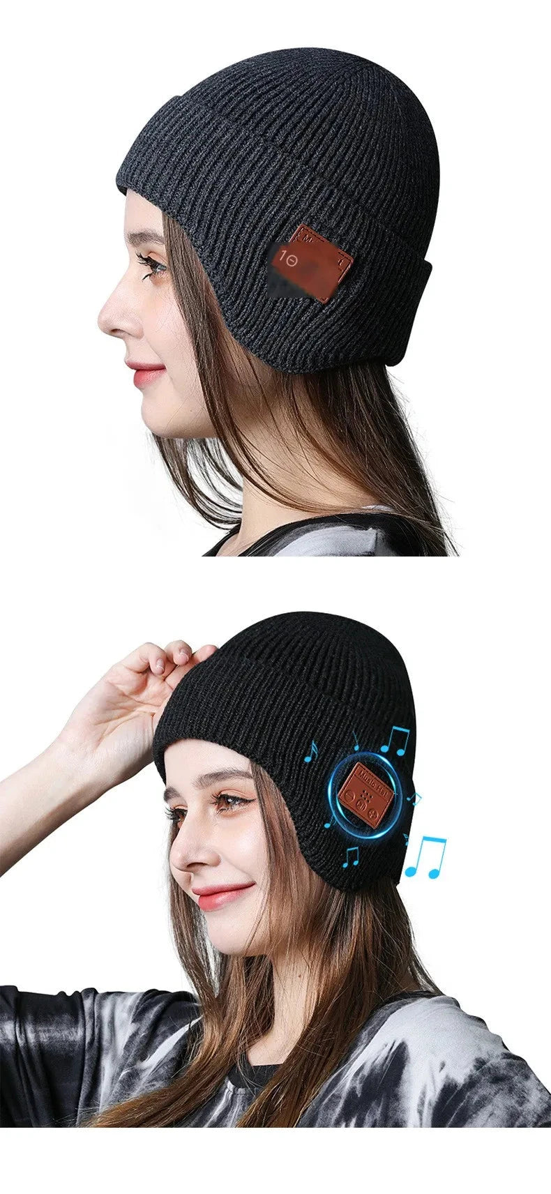 Wireless Bluetooth Earphone Hat Headset Rechargeable With GlowCart