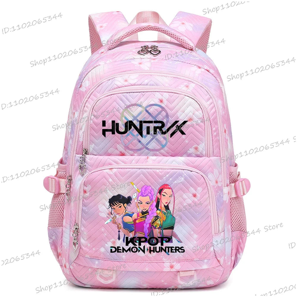 Cute Cartoon Backpack Kpop Demon Hunters Student Teenage GlowCart