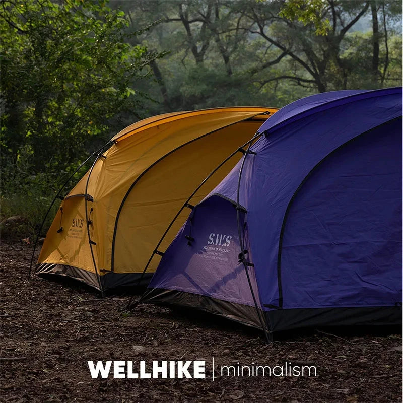 WELLHIKE Lightweight Camping Tent Rain And Sun Outdoor GlowCart