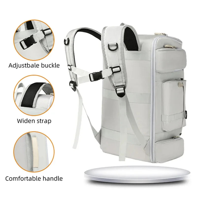 Travel Backpack Business Bag Wet and Dry Separation Shoulder GlowCart