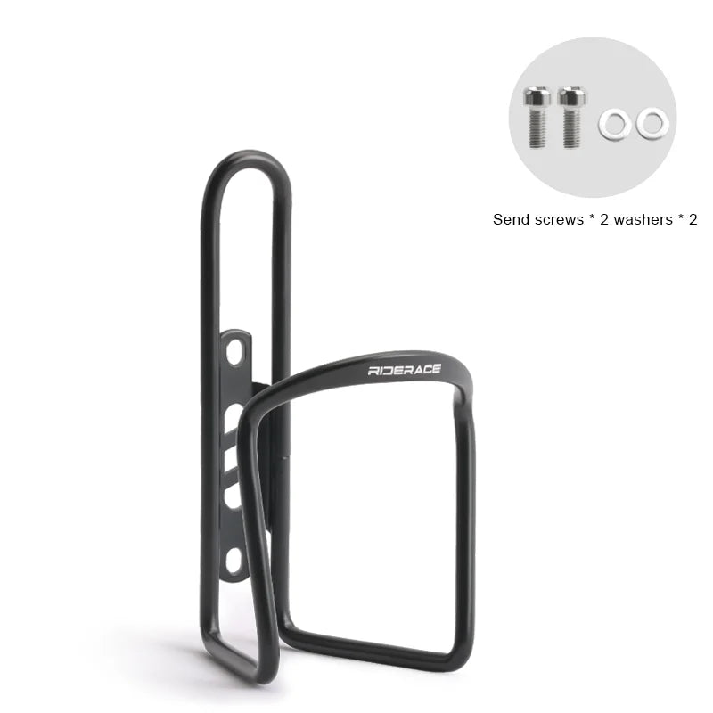 Bicycle Water Bottle Holder Aluminum Alloy Lightweight Mountain Road Bike Bottle Cage Cycling One-Piece Drink Water Cup Stand GlowCart