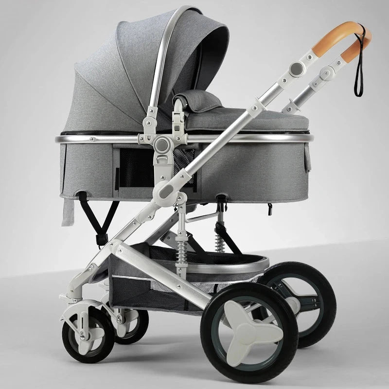 Newborn 2 In 1 Baby Stroller,Luxury high landscape baby carriage,Folding pram,travel Pushchair,baby trolley car,baby strollers GlowCart