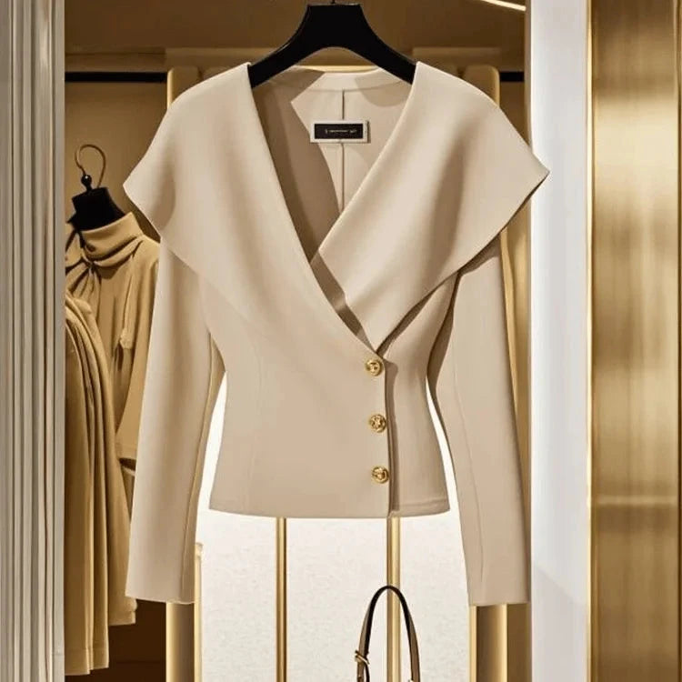 Autumn New Fashion Solid Color Long Sleeve Shirt for Women GlowCart