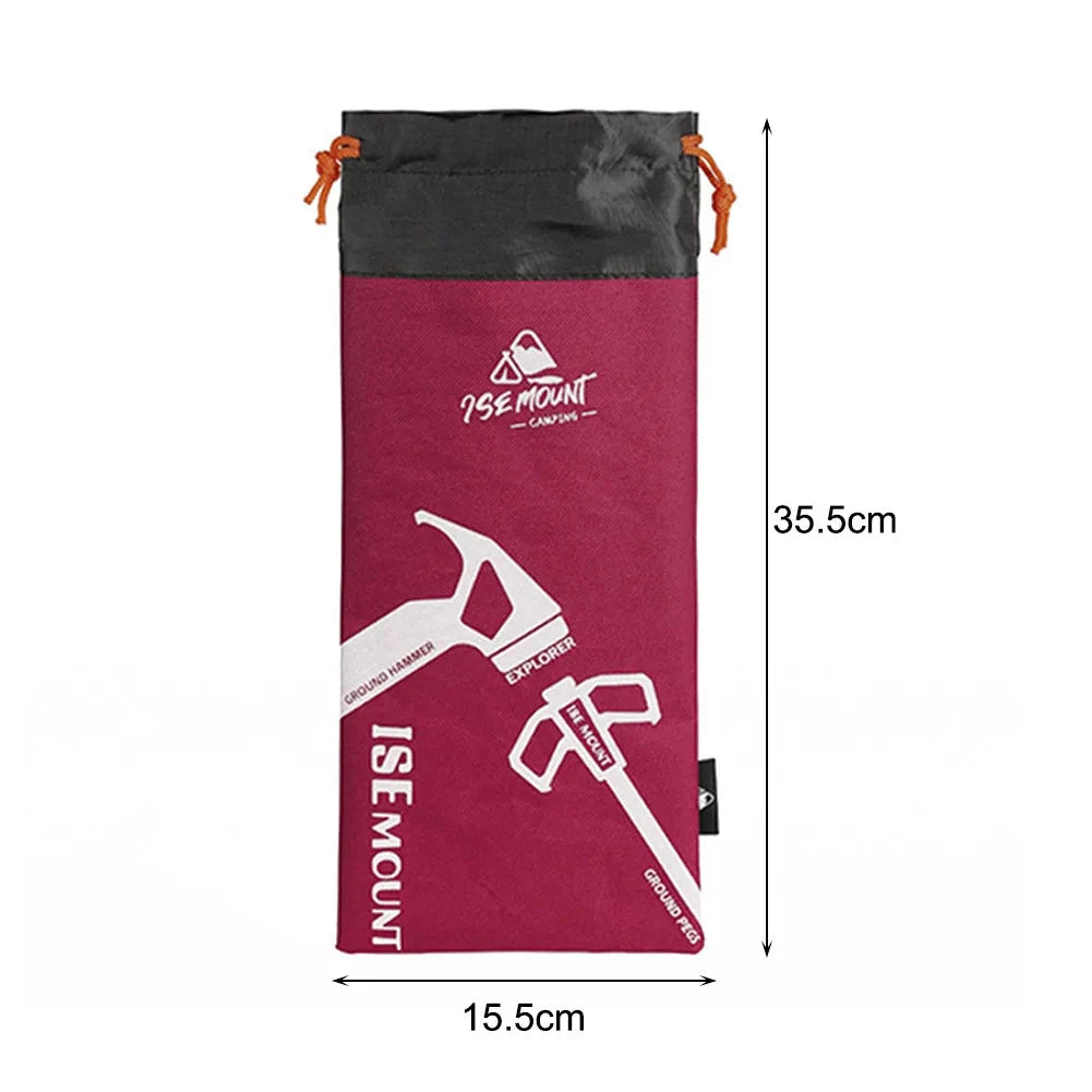 Outdoor Camping Equipment Stake Storage Bags Tent GlowCart