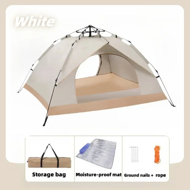 Camping Waterproof Tent 2-3 People One-touch Camping Tent GlowCart