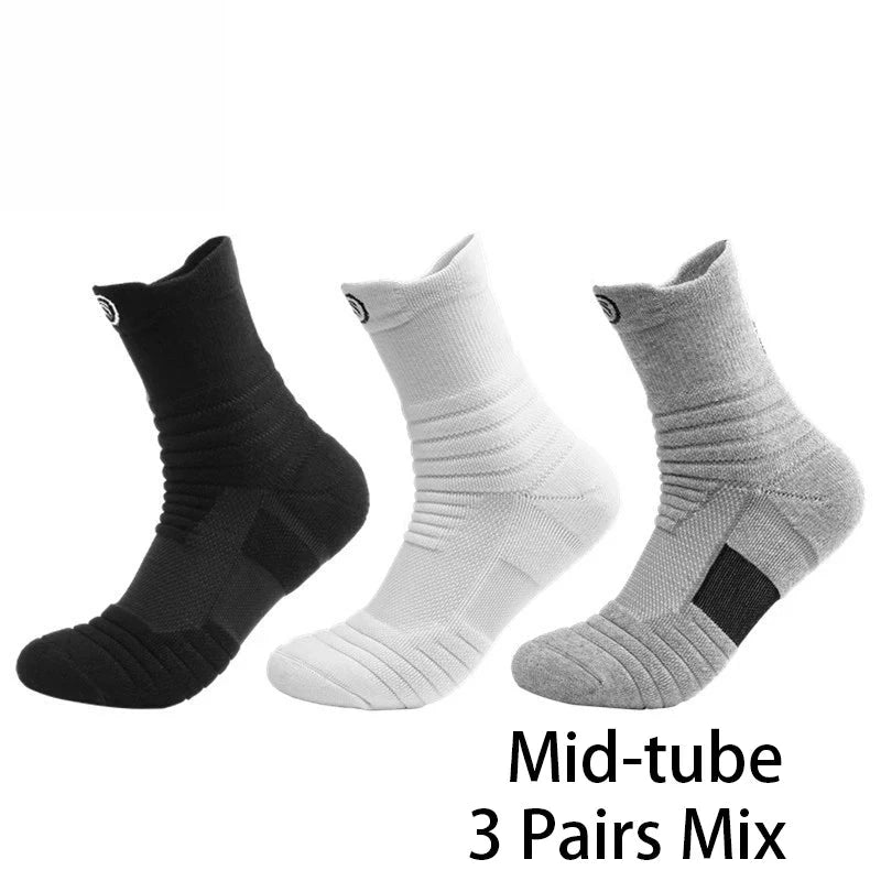 3/6 Pairs Sports Socks For Man High Quality Comfortable Breathable Basketball Short Socks Casual Fashion Low-cut Ankle Socks GlowCart
