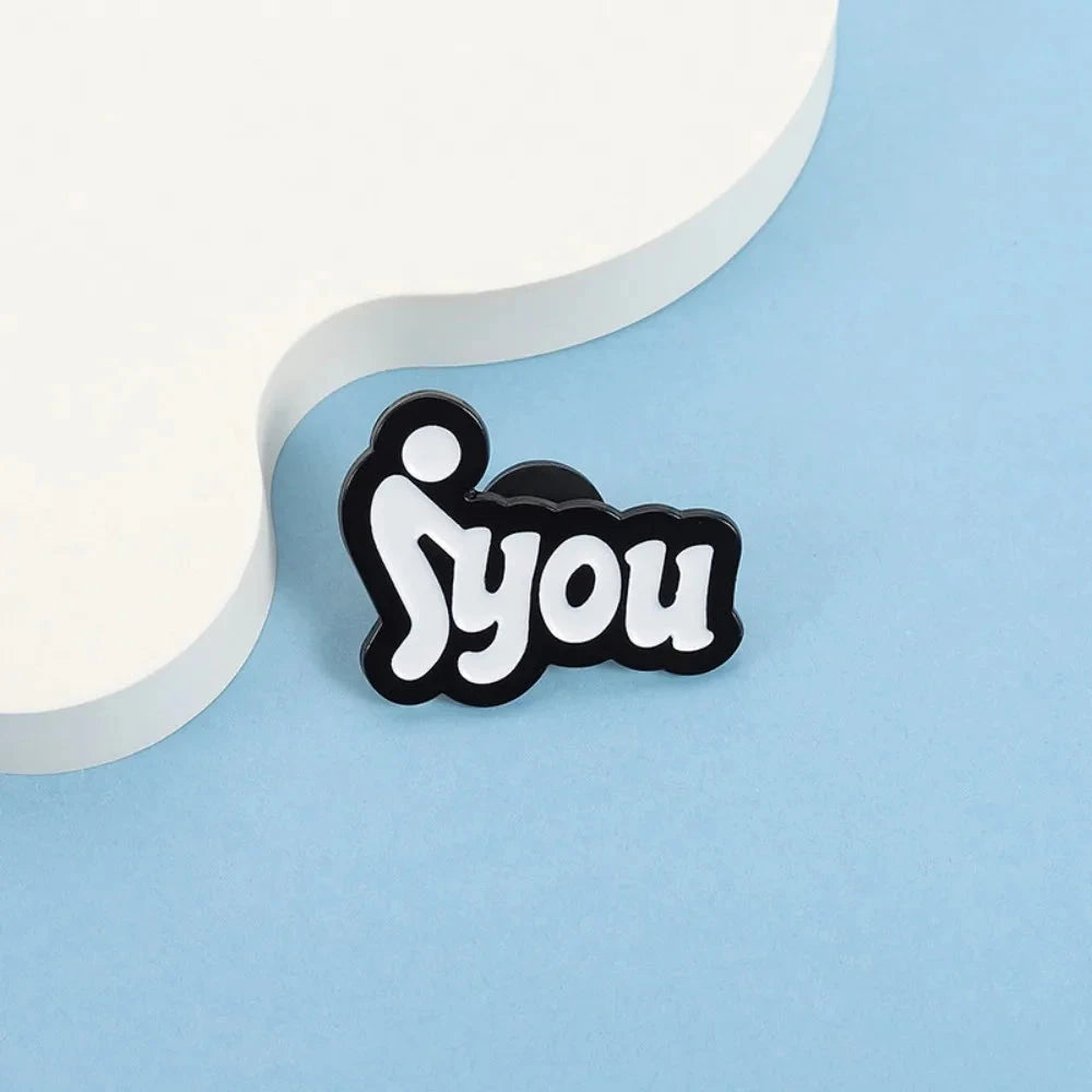 Funny Design Creative Cute Enamel Brooch Backpack Hat GlowCart