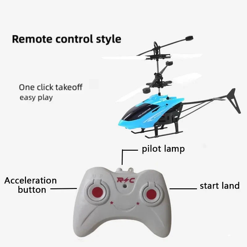 Rechargeable Mini RC Drone Remote Safe Fall-resistant RC GlowCart