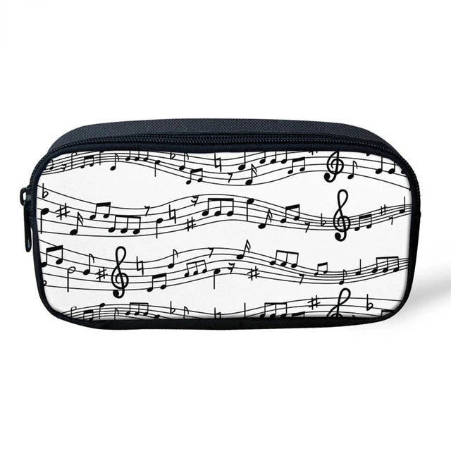 Luxury Piano Keyboard Musical Notes 3D Print 3pcs/Set School GlowCart