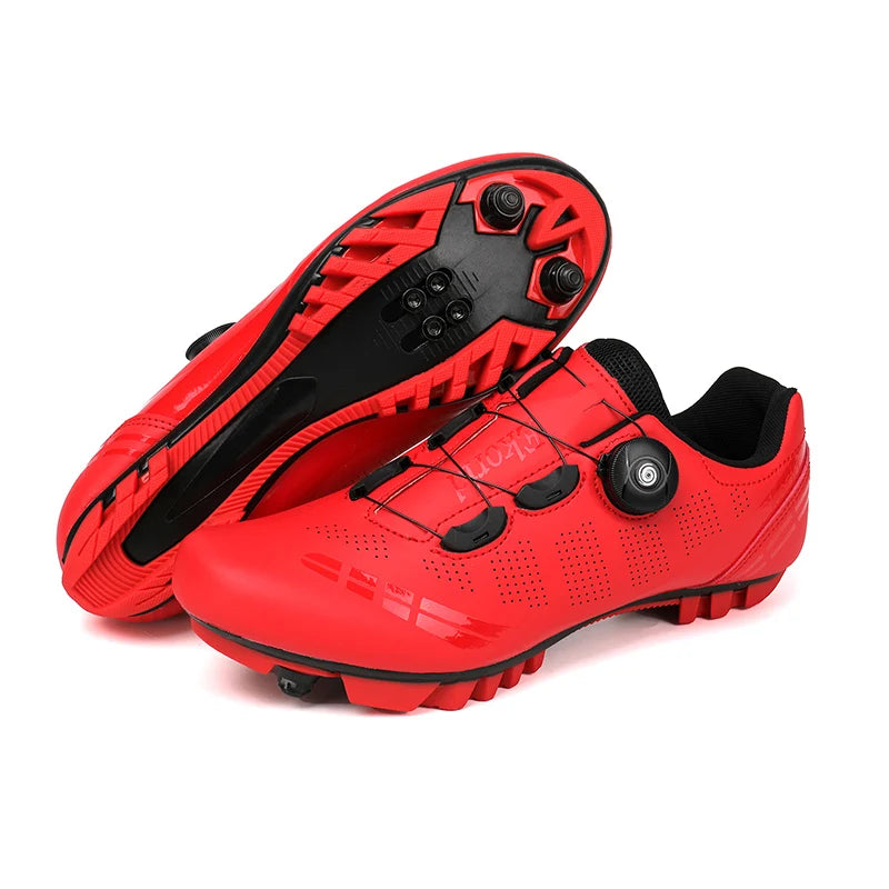 Unisex SPD Mountain Road Bike lock Shoes Breathable Non-slip Wear-resistant Pedal Bicycle Outdoor Competitive Bicycle Equipment GlowCart