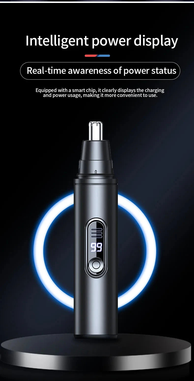 Mini Pocket Nose Hair Trimmer Painless Clipper Nose Ears GlowCart
