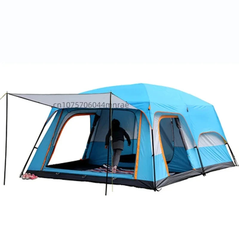 Outdoor Camping Tent, Portable Folding Anti Rainstorm GlowCart