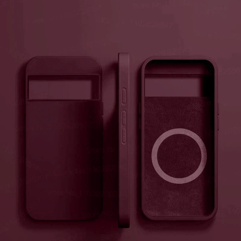 Luxury Liquid Silicone Magnetic Case For Google Pixel 8 7 6 GlowCart