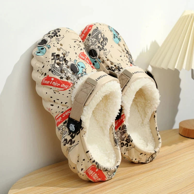 Shoes Winter Men's Flip Flops Padded Slippers Men’s Free GlowCart