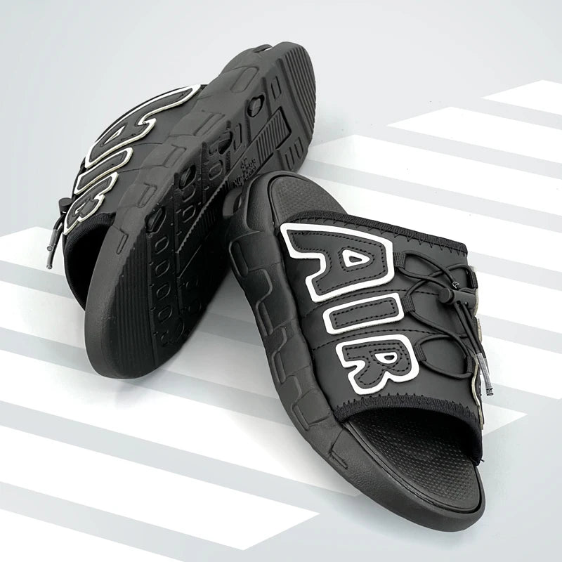 Men's Sport Slippers Summer Sandals Thick Sole Beach Flip-flops Flats Outdoor Breathable Sneaker Size 40-49 Big Fat GlowCart