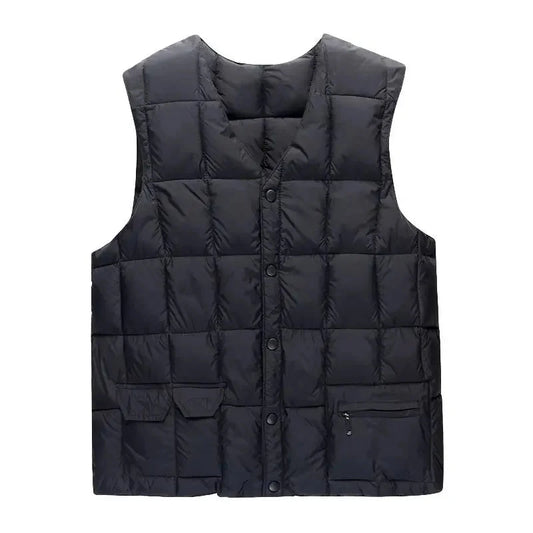 Mens Vest Jacket Sleeveless Jackets Winter Thick Warm GlowCart
