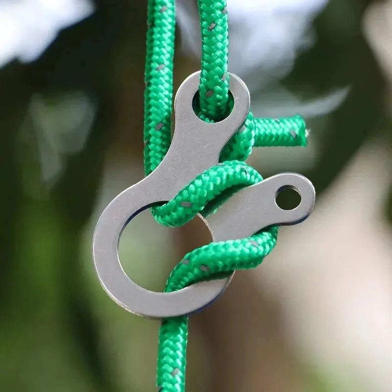 5/10pcs Tent Wind Rope Buckle 3 Hole Outdoor Camping GlowCart