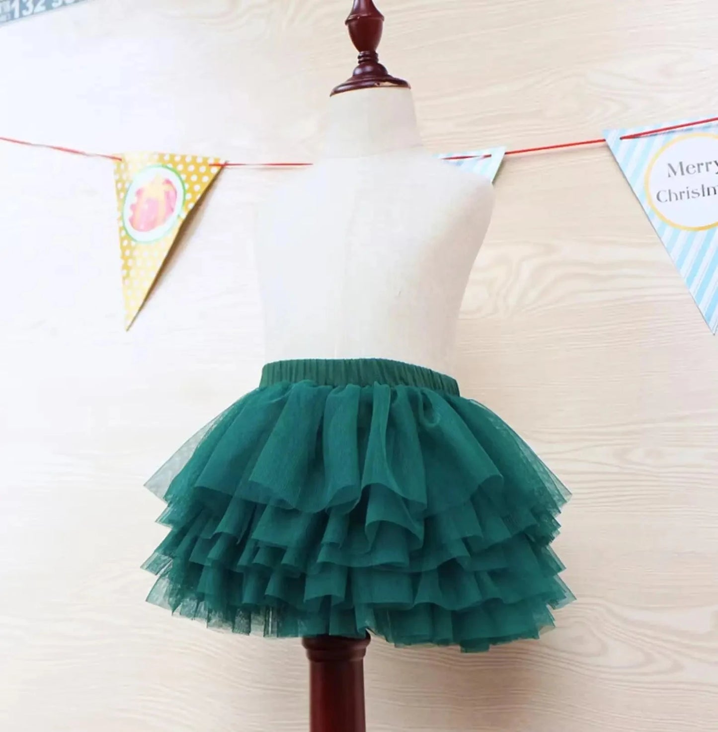 Little Girls Tutu Skirts Black Fluffy Toddler Tulle Princess Ball Gown Pettiskirt Ballet Dance Kids Party/birthday Skirt 1-7T GlowCart