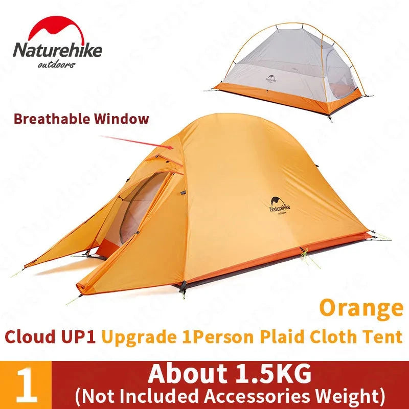 Naturehike Cloud Up 1 2 3 Person Tent Ultralight Outdoor GlowCart