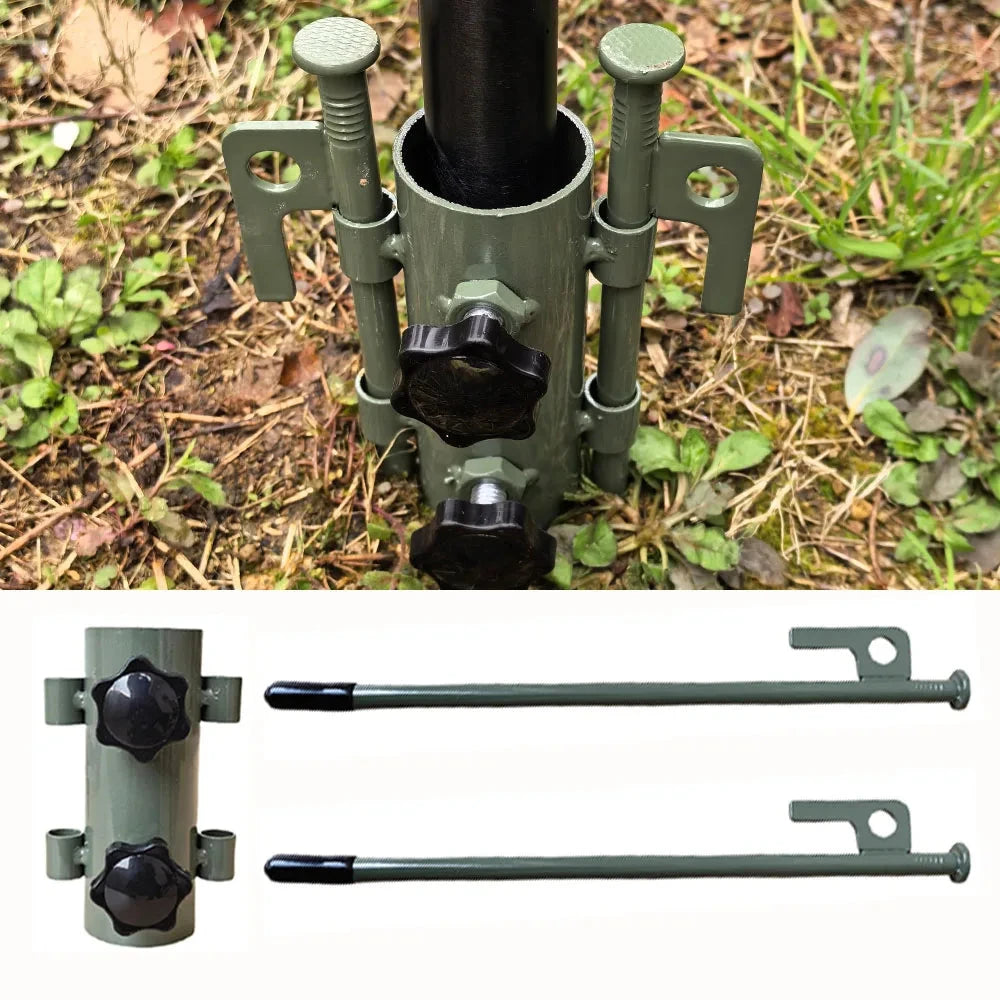 Outdoor Camping Canopy Pole Fixed Tube Adjustable Tent GlowCart