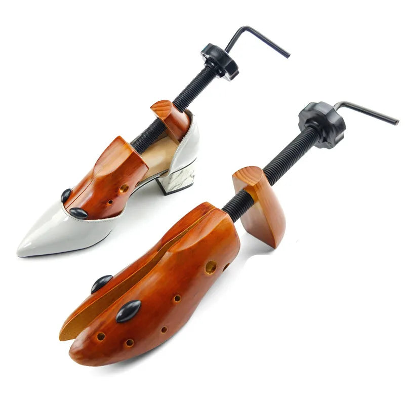 Wood Shoe Expander Crease Protector Stretching Extensible Shoemaker Widening Footwear Lasts For Footwear Man Women Shoe Shaper GlowCart