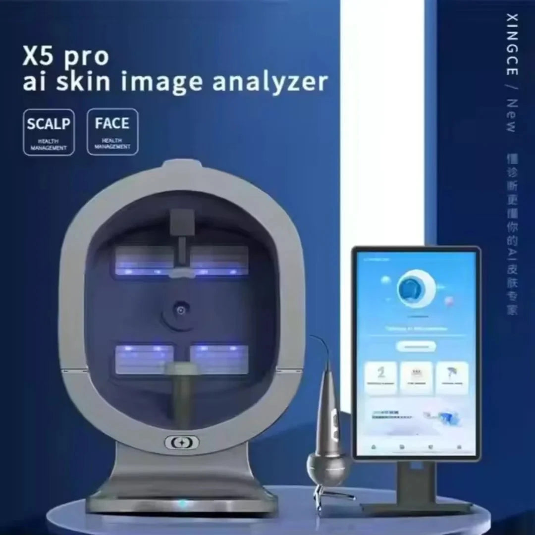 2025 Professional 3D Facial S5 Camera Scanner UV Skin and GlowCart