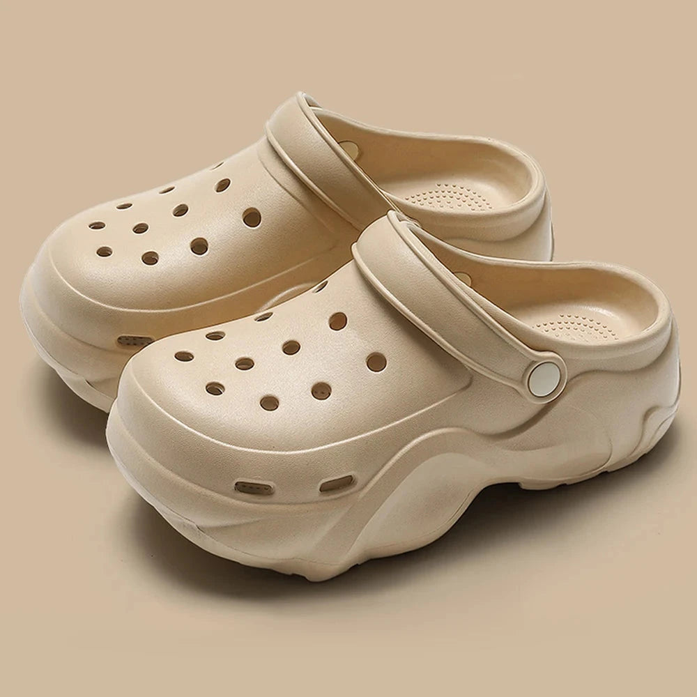 BASATU Women's Fashion Chunky Platform Sandals Summer Thick GlowCart